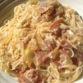 カール０７０５'s cooksnap of when they made 簡単★5分でカルボナーラ～そうめん編～.