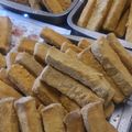 temariko's cooksnap of when they made 油がしみない！食パンでカリふわ揚げパン！.