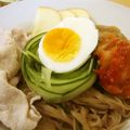 cocoりえ's cooksnap of when they made 豚しゃぶで♪ボリューミー冷麺*.