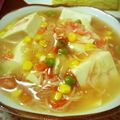 じょんふぁふぁ's cooksnap of when they made 約140kcal!!お豆腐の中華あんかけ.
