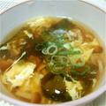 ちーあは's cooksnap of when they made わかめとなめこのかきたま汁.
