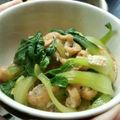 ちぃのすけ47's cooksnap of when they made うすあげとチンゲン菜のオイスターソース煮.
