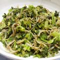 みんみん11's cooksnap of when they made 節約料理＊大根葉のじゃこ炒め＊.