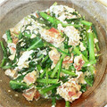 デールグー's cooksnap of when they made とっても簡単♡豆腐と小松菜のさっと炒め.