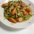 河内のおっさん's cooksnap of when they made 白菜の外葉の炒め物.