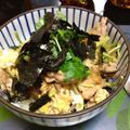 ぺろぺろり's cooksnap of when they made 簡単♪麺つゆで親子丼☆コク出しに…アレ☆.