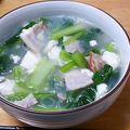 YKPON's cooksnap of when they made 小松菜と春雨のスープ.