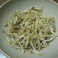 MINOcham's cooksnap of when they made もやしのおかか炒め.
