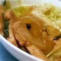 sugarabbi's cooksnap of when they made ☆玉ねぎも一緒に☆鶏胸肉の生姜焼き☆.