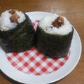 雪ん娘ユッコ's cooksnap of when they made お弁当に冷凍からあげの大人おにぎり!!.