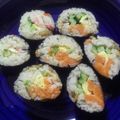 mika☆cafe's cooksnap of when they made すし太郎で簡単海苔巻き★.