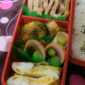 バコタさん's cooksnap of when they made 簡単★エビのから揚げ粉炒め　　弁当.