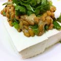 0kerokero0's cooksnap of when they made 簡単乗せるだけ☆豆腐on納豆♪.