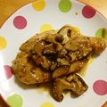 komutatata's cooksnap of when they made ヘルシー鶏胸肉の蜂蜜マスタードソース焼き.