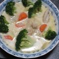 キャロライン藤元's cooksnap of when they made 鶏肉と野菜のミルク味噌煮.