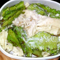 ぼってん's cooksnap of when they made 四角豆と蒸し鶏のマヨネーズあえ.