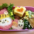 hanavine's cooksnap of when they made ＊キャラ弁＊　レインコートの女の子*.