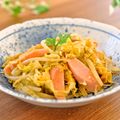 さとみわ's cooksnap of when they made キャベツチャンプルーカレー風味.