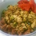CoffeeCoco's cooksnap of when they made 美味くてヘルシ～♪スタミナ炒り豆腐どん★.