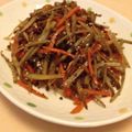 tauro's cooksnap of when they made ミンチでコクうま♥定番きんぴら♥.