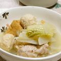 Y井C香's cooksnap of when they made 岩下の新生姜で水炊き.