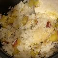 海老ふりゃ〜's cooksnap of when they made 塩麹さつまいもご飯.