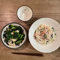 ピロスキー's cooksnap of when they made 鮭とキノコのクリームうどん.