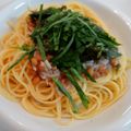 カナリア's cooksnap of when they made 混ぜるだけ♡超簡単！納豆卵しらすパスタ.