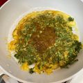 ★みーちゃん♪'s cooksnap of when they made 人参の葉っぱオムレツ.