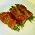 pori32's cooksnap of when they made 簡単＆美味しい♪水菜のベーコン巻き.