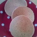 あゆママうにぃ's cooksnap of when they made 米粉ときなことすりゴマのパンケーキ。.