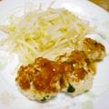 salasa109's cooksnap of when they made ～柚子胡椒香る～梅紫蘇つくね.