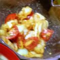 まゆうにゃん's cooksnap of when they made キャベツとプチトマトのごまあえ.