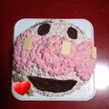 ＫＳＦＡＭ's cooksnap of when they made アンパンマン☆の立体ケーキ☆.