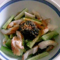 norIrty's cooksnap of when they made きゅうりとちくわの海苔の佃煮和え.