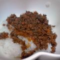 。ぴょん。゜'s cooksnap of when they made ★ゴーヤ嫌いなんて言わせない挽肉そぼろ★.