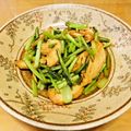 マッハママ's cooksnap of when they made プレ農家めし◆鶏のむね肉と青菜の塩麹炒め.
