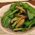 ちぃたぃ's cooksnap of when they made 手軽に簡単★ほうれん草＆キノコのサラダ.