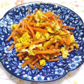 まっちー食堂's cooksnap of when they made 人参の卵とじ.