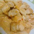くしかお's cooksnap of when they made ❏～焼チキンのチリマヨソース和え～❏.