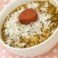 反省堂書店（のぐち）'s cooksnap of when they made 梅しらすのせ「ごはんですよ」でおかゆ♪.