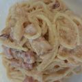 satmay's cooksnap of when they made ルーミックで簡単めんたいクリームパスタ.