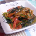 ひつじちょん's cooksnap of when they made 簡単おいしく♪ほうれん草とトマトの炒め物.