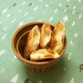 赤い電話's cooksnap of when they made 簡単！お弁当に☆餃子の皮でミニブリトー風.