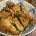 このみん家's cooksnap of when they made 厚揚げのゴマ味噌和え.