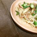 沖田晴喜's cooksnap of when they made 簡単！みょうがとオクラの梅風味パスタ.