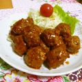 朔良mam's cooksnap of when they made 我が家のシンプル肉団子甘酢あん.