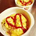 そうくんＭＡＭＡ's cooksnap of when they made ささっとランチに！オムレツ丼☆.