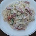 バウンド's cooksnap of when they made ✿家庭版♡バジルクリームソースのパスタ✿.