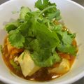PARNELL's cooksnap of when they made コリアンダー入りキムチ肉豆腐の卵とじ.